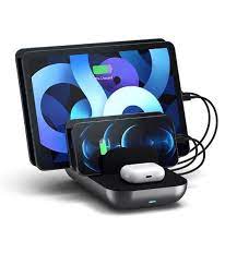 On charging units designed to ease and improve the way people charge devices at home. Dock 5 Sateshi Multi Device Charging Station