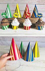 Magical Wizarding Party Hats And Cupcakes Harry Potter Birthday Party Harry Potter Birthday Harry Potter Baby Shower