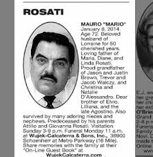 Mario Rosati Obituary