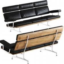 The eames sofa exemplifies the best in modern furniture design with its angled profile and clean planes. Herman Miller Eames Compact Sofa 3d Models Stlfinder