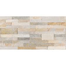 6 X 22 Natural Stone Peel Stick Mosaic Tile In 2020 Stick On Tiles Mosaic Tiles Quartz Wall Tiles