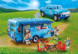 Playmobil Pick Up Mit Wohnwagen 9502 Playmobil Deutschland In 2020 Playmobil Playmobil Wohnwagen Play Mobile