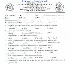 Maybe you would like to learn more about one of these? Soal Madrasah Diniyah Awaliyah Kelas 1 Masnurul