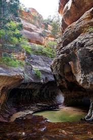 The canyon's natural subway is spectacular tunnel sculpted by two curved canyon walls. Zion National Park S Awesome Hidden Hike Wsj