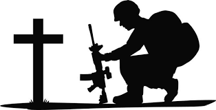 Image result for silhouette soldier funeral