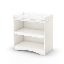 White Wood Baby Furniture Changing Table With Open Storage Space Baby Changing Tables Changing Table White Changing Table