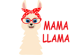 Download Mama Llama Svg Cut Files Mama Llamas C Graphic By Lillyrosy Creative Fabrica