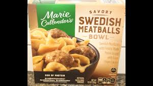 It's a lot like a classic lasagna casserole, but easier to make and without lots of layers or broken. Marie Callender S Savory Swedish Meatballs Bowl Review Youtube