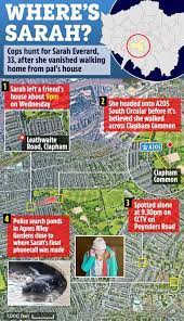 However the metropolitan police later said it did not believe it was linked to missing ms everard, who was last seen near the common in south london. Sarah Everard Missing Cctv From Near 33 Year Old S Home Shows No Sign Of Her Returning To Flat On Night She Vanished