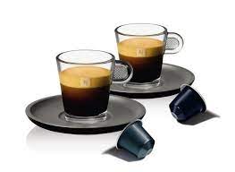 nespresso dan sert kahveseverlere kazaar ve dharkan nespresso glass cup coffee
