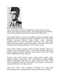 Abdul rahman of negeri sembilan wikipedia tunku abdul rahman. Projeksejarahtmk Biodata Tunku Abdul Rahman