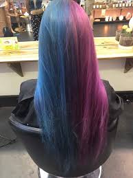 This Magical Color Changing Hair Goes From Blue To Pink In Seconds Girl Hair Colors Split Dyed Hair Aesthetic Hair
