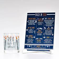 You can use this swimming information to make your own swimming trivia questions. Buy Happy Birthday Whiskey Glass 10 Oz 1931 Birthday Year Facts Board Set 90th Birthday Gifts For Men And Women Cheers To 90 Years Online In Indonesia B08t3n7v59