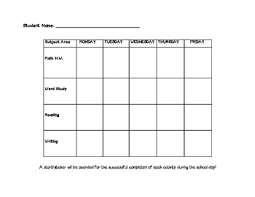 behavioral chart elementary