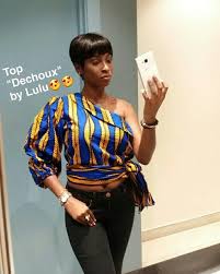 Voir plus d'idées sur le thème haut en pagne, mode, mode femme. Top Dechoux By Lulu Taille S M Et L Prix Ankara Tops Blouses Ankara Tops African Print Tops