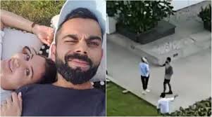 So, the duo will have two gatherings in this christmas week. Watch Anushka Sharma Bowls A Bouncer To Virat Kohli At Their Residence Sports News The Indian Express