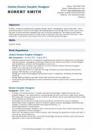 Senior graphic design specialist with 6+ years of experience in the management of the complete design process, from conceptualization to delivery. Senior Graphic Designer Resume Samples Qwikresume
