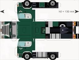 One small truck with a short trailer a long freight trailer a long trailer rc trailer chassis for scaler crawler trucks with leaf springs. Truck Papercraft Free Download Paper Model Trucks Trailer Vlot1 Printable Papercrafts Printable Papercrafts