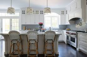 We love the shout and don't have any wasted space. Kitchen Island Seating Arrangement Ideas Chairish Blog
