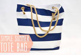 Diy beach bag ideas + what's in my beach bag! Simple Summer Totebag The Crafting Chicks