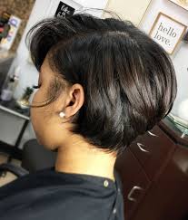 We love the stacked hair as it has added so much volume to the top and back. Pixie Bob Haircut Black Woman Novocom Top