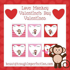 There are no and dos and don'ts in making them as each of us have our own way of. Monkey Valentines Free Printables Beauty Through Imperfection Monkey Valentine Printable Valentines Cards Valentine S Day Crafts For Kids