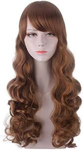 Film Hermiona Jean Granger Brown falowane kręcone syntetyczne włosy Cosplay  kostium peruki + czepek pod perukę Pl-485 : Amazon.pl: Moda