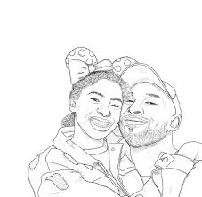 Nba kobe bryant coloring pages. Reagan S Art On Instagram Rest In Peace Kobe And Gigi So Heartbreaking Basketball Drawings Kobe And Gigi Kobe