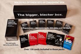 Check spelling or type a new query. Cards Against Humanity Adult Party Card Game 6 Expansions 6 Packs Big Box 1869908719