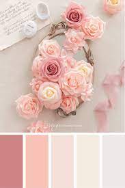 When paired with white, blush pink looks simple, bright, and fresh. Blush Peach Flowers Box Set 31 Styles In 2020 Color Palette Pink Color Schemes Colour Palettes Pink Color Schemes