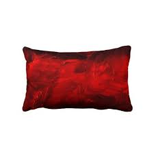 Deep Red Decorative Pillow Zazzle Com In 2020 Red Decorative Pillows Pillows Decorative Lumbar Pillows