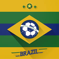 Mundo de futebol brasil bandeira nacional equipe casa. Sinal De Bandeiras De Futebol Do Brasil 621842 Vetor No Vecteezy