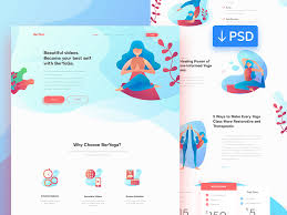 Grow your business with our unified platform. Yoga Website Template Beryoga Free Psd Template Psd Repo