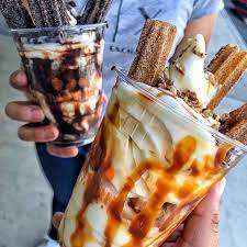 Ifya S Repost Of The Week Churro Froyo Parfaits From Crepes N Shakes In Bell Gardens Ca Churros Horchatafroyo Crepesnshakes Bellgardens Tuttifrut