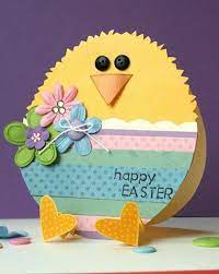 Now take out the ribbon and make lace and tie a bow and paste on the right side of the card. Handmade Easter Cards Ideas Easter Cards Handmade Easter Cards Easter Crafts