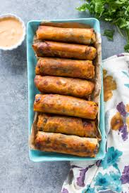 For cooked eggrolls, whether it's homemade or bought at. Southwestern Egg Rolls Baked Or Fried How To Freeze Gimme Delicious