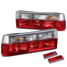 6 167 просмотров 6,1 тыс. Bmw E30 3 Series Pair Of Chrome Housing Red Rear Brake Signal Tail Light