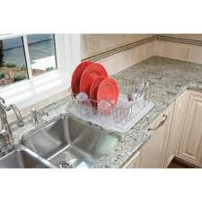 Kitchen trash cans (138) dish racks (26) kitchen organizers (16) pantry shelving (8) paper towel holders (3). Rubbermaid Wire Dish Rack In Chrome Large Walmart Com Walmart Com