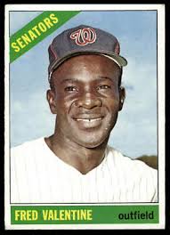 1966 Topps #351 Fred Valentine