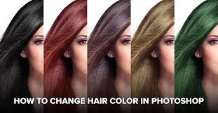 How To Change Hair Color In Photoshop Easy Yet Powerful Techniques Change Hair Color Change Hair Hair Color Dark
