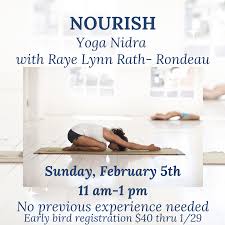 NOURISH: Yoga Nidra with Raye Lynn Rath-Rondeau — THE YOGA INSTITUTE