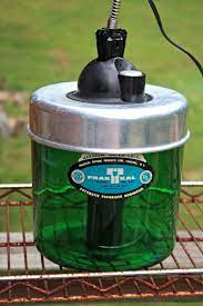 Vintage 1940s 1950s Glass Humidifier Prak T Kal Automatic Vaporizer No 650 Green Glass
