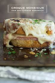 Croque Monsieur Grilled Cheese Recipe Recipes Food Sandwiches