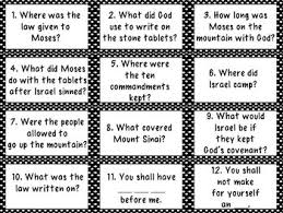 If you know, you know. Bible Trivia Bingo 10 Commandments By Pirate Girl S Education Invasion