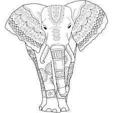 Glue the page to a thin piece of cardboard. Giraffe And Elephant Coloring Page