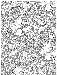 A must see for all coloring page fans. Art Nouveau J H Dearles Golden Lily 1899 Art Nouveau Adult Coloring Pages