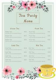 Greenery wedding menu template greenery dinner party menu template greenery menu cards wedding menu template download editable printable, lets celebrate 003 template ideas menu templates free download editable. Tea Party Menu Template Tea Party Menu High Tea Menu Menu Template