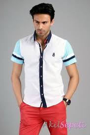 2018 Yazlik Kisa Kollu Erkek Gomlek Modelleri Ve Fiyatlari Mens Shirts Mens Outfits Kinds Of Clothes