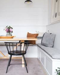 Bench Pad Banquette Pads Custom Bench Cushion Ticking Etsy In 2020 Dining Room Banquette Dining Nook Banquette Seating In Kitchen