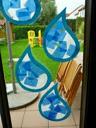 Regentropfen Wetter Basteln Kita Basteleien Basteln Mit Kindern Winter